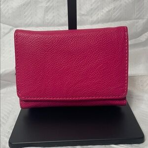 Pink Leather Women's wallet